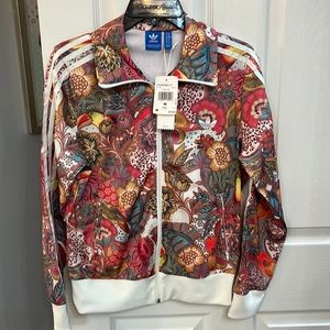 Adidas Originals Fugiprabali Track Top Jacket - Floral - The Farm Rio